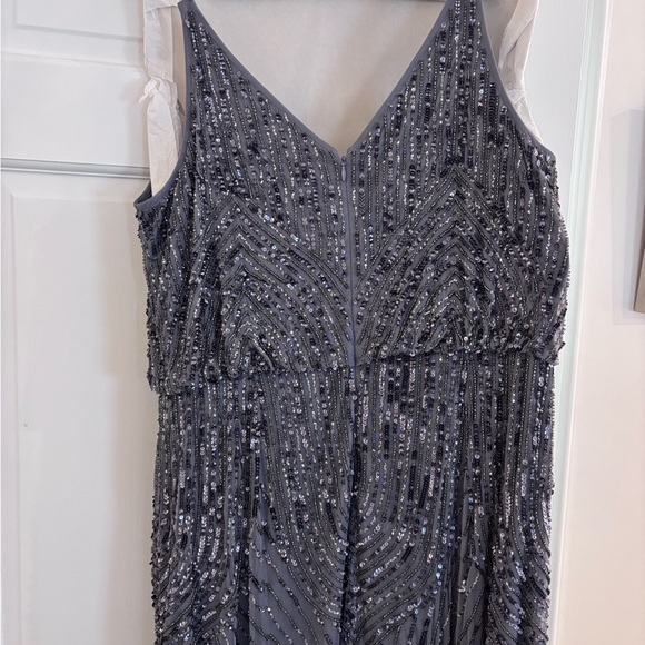 BHLDN Beaded Black Tie Gown - Picture 4 of 7